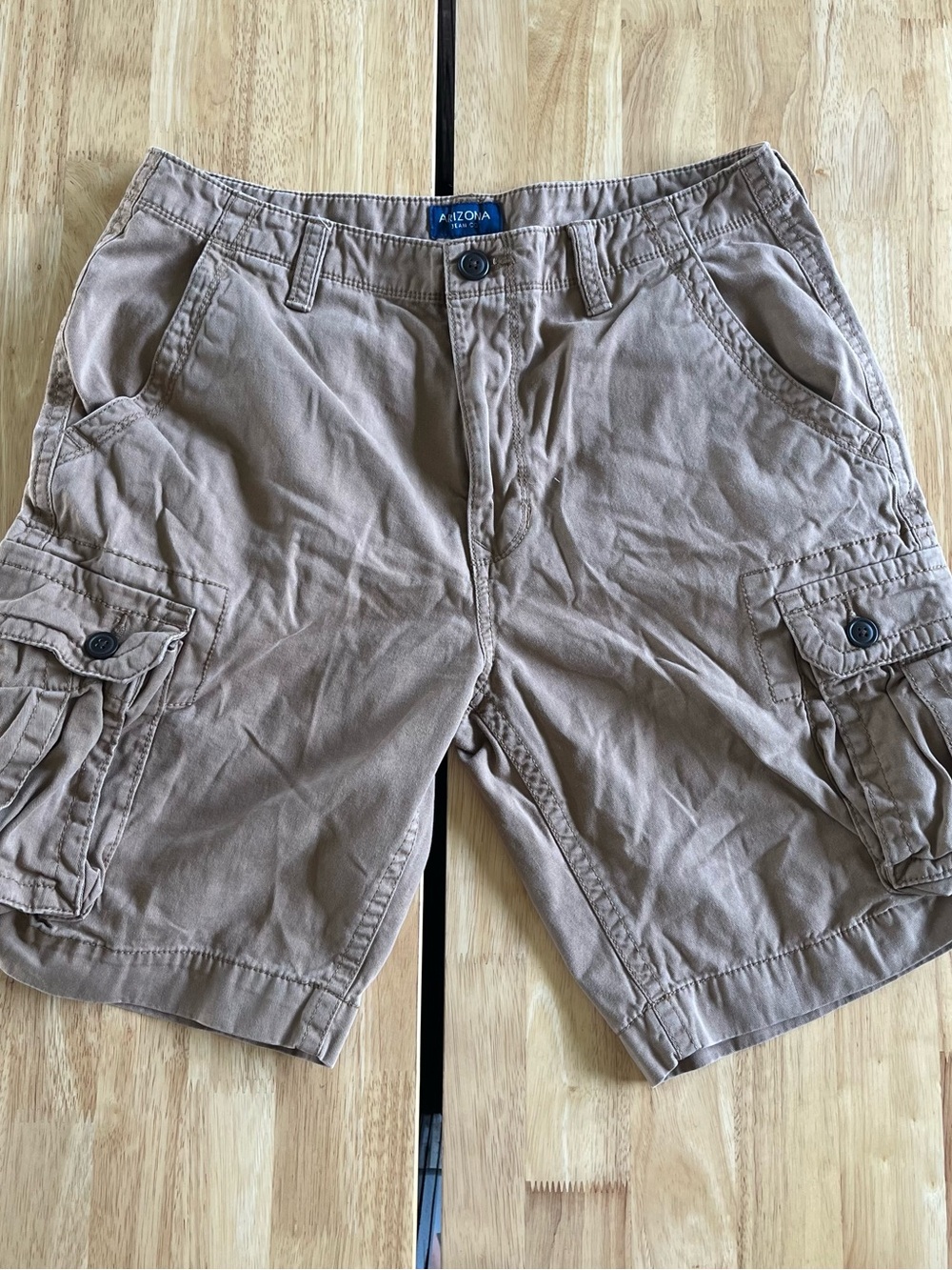 Arizona Jean Company Men's Khaki Cargo Shorts